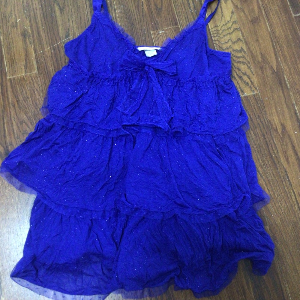 Victoria’s Secret Teddy Babydoll Nightie Slip Layered Ruffle Bow